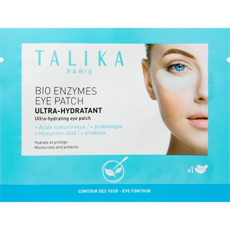 Talika Bio Enzymes Eye Patch vyhlazující oční maska s probiotiky 1 ks - parfo.cz