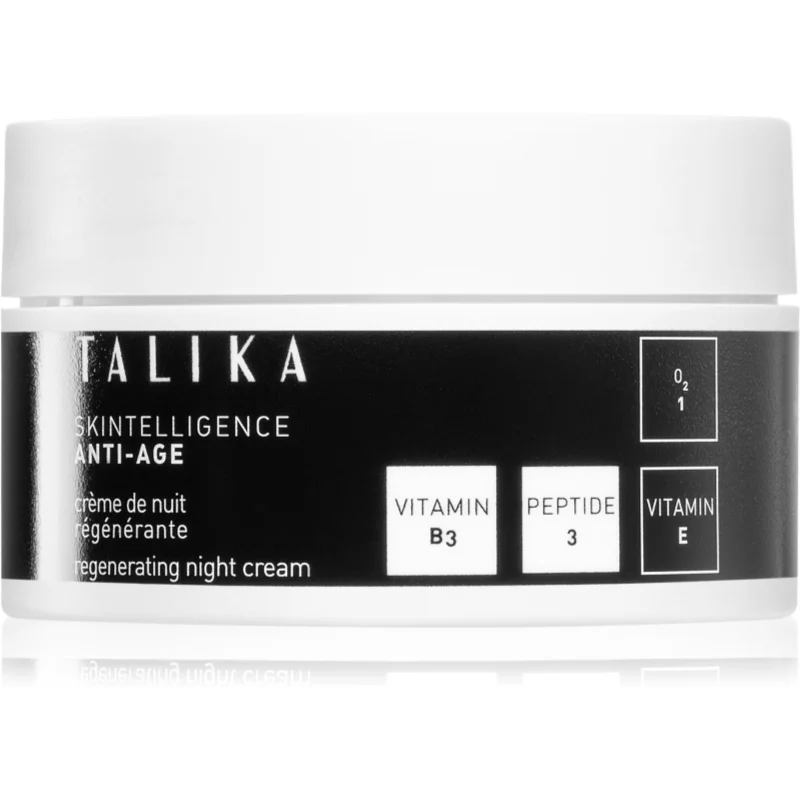 Talika Skintelligence Anti-Age Regenerating Night Cream regenerační noční krém proti stárnutí a na zpevnění pleti 50 ml - parfo.cz