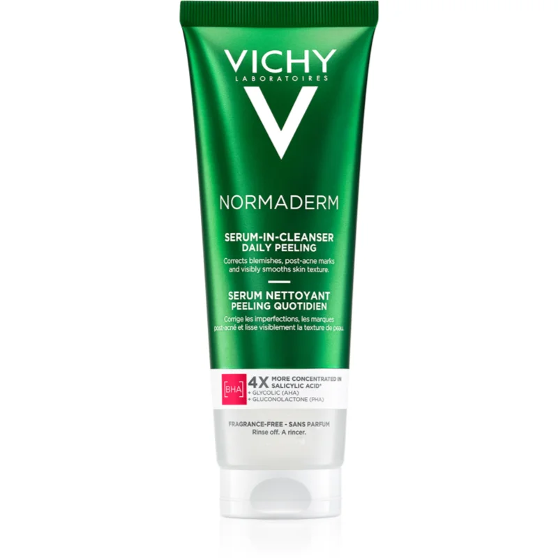 Vichy Normaderm Cleansing čisticí pleťový peeling s kyselinou salicylovou 125 ml - parfo.cz