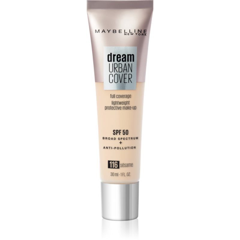 MAYBELLINE NEW YORK Dream Urban Cover vysoce krycí make-up odstín 116 Sesame 30 ml - parfo.cz