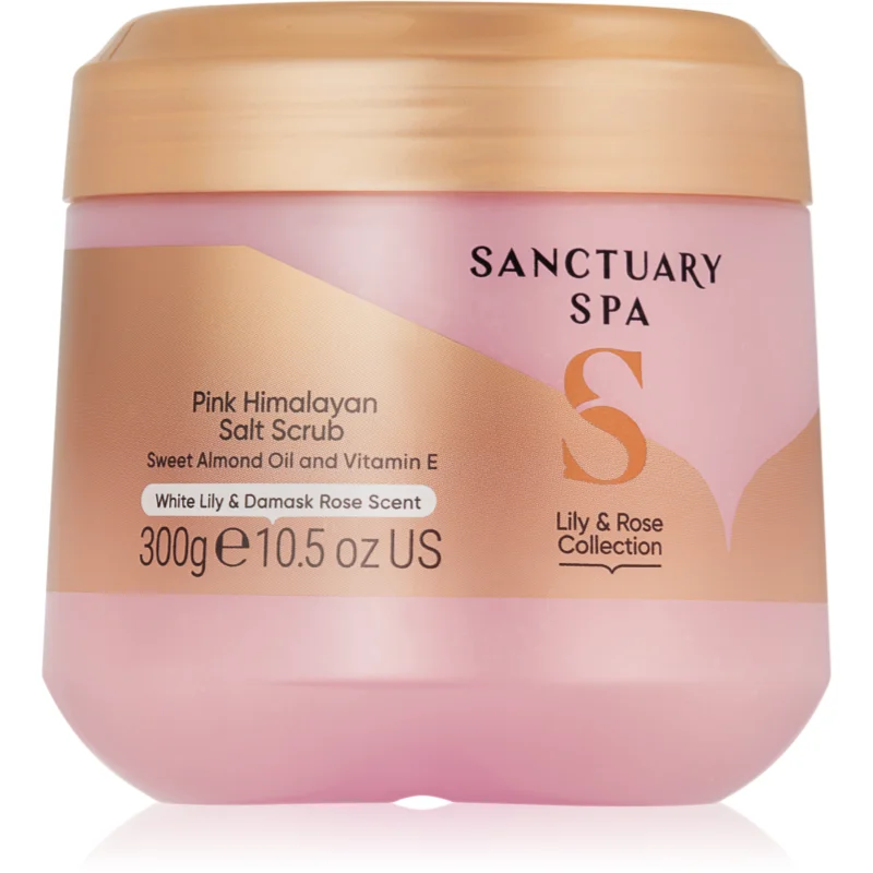 Sanctuary Spa Lily & Rose pečující tělový peeling s vůní květin 300 g - parfo.cz