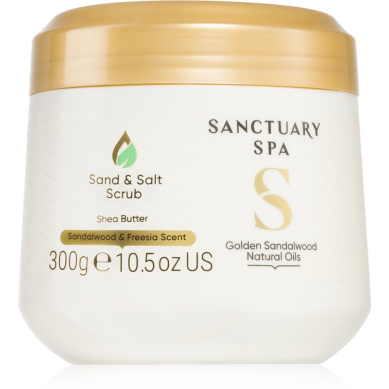 Sanctuary Spa Golden Sandalwood solný peeling na tělo 300 g - parfo.cz