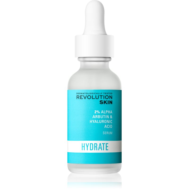 Revolution Skincare Hyaluronic Acid & 2% Alpha Arbutin rozjasňující hydratační sérum 30 ml - parfo.cz