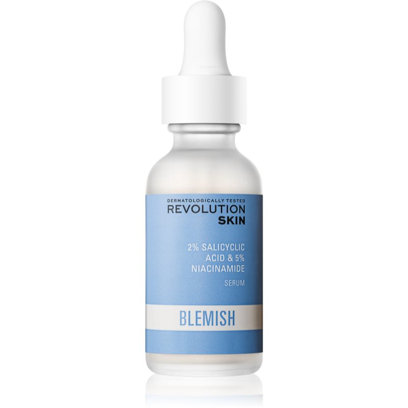 Revolution Skincare Blemish 2% Salicylic Acid & 5% Niacinamide zklidňující sérum pro problematickou pleť