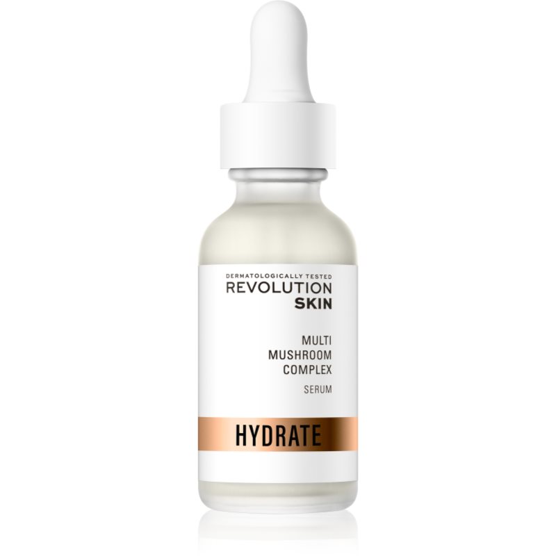 Revolution Skincare Hydrate Multi Mushroom Complex hloubkově vyživující a hydratační sérum pro rozjasnění pleti 30 ml - parfo.cz