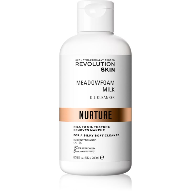 Revolution Skincare Nurture Meadowfoam Milk čisticí olejové mléko 200 ml - parfo.cz