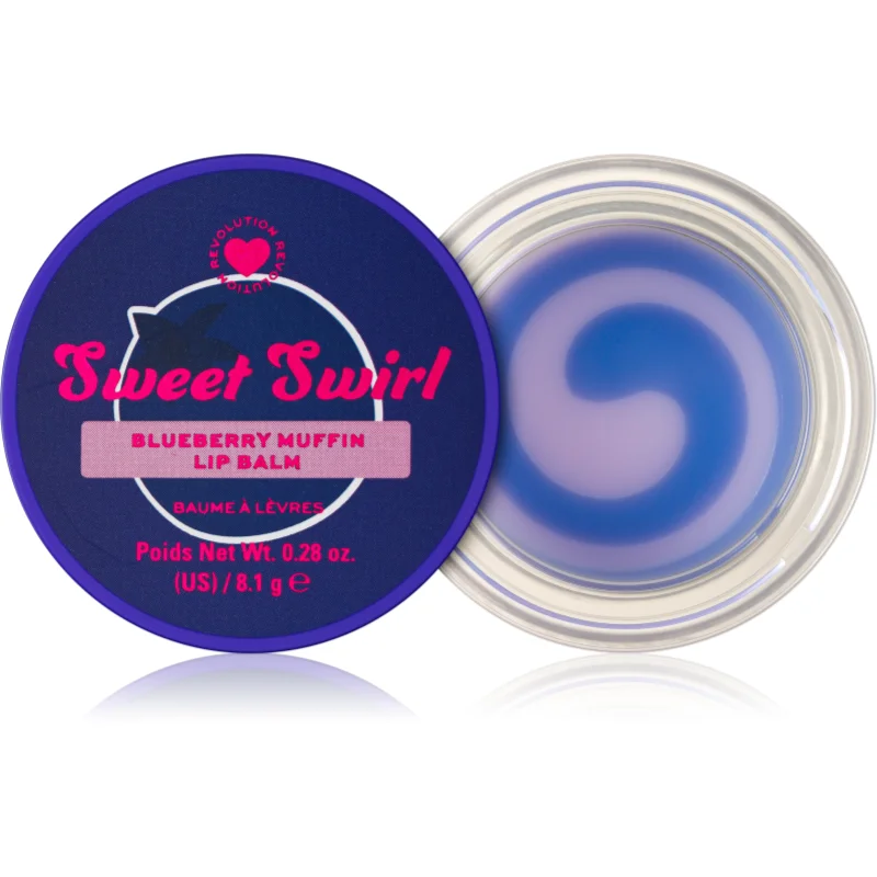 I Heart Revolution Sweet Swirl Lip Mask hydratační maska na rty odstín Blueberry Muffin 8.1 g - parfo.cz