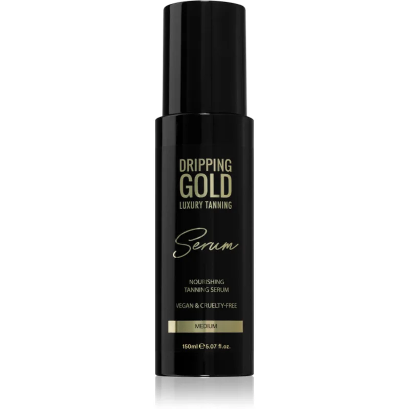 Dripping Gold Luxury Tanning Serum samoopalovací přípravek na tělo a obličej odstín Medium 150 ml - parfo.cz