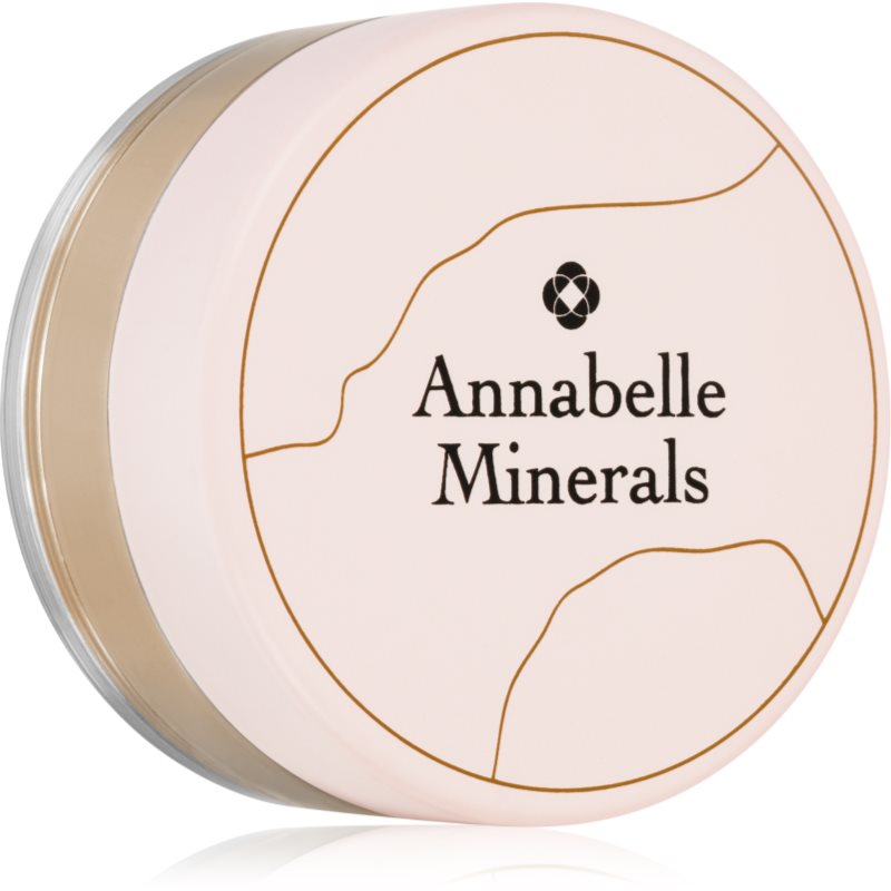 Annabelle Minerals Coverage Mineral Foundation minerální pudrový make-up pro dokonalý vzhled odstín Golden Sand 4 g - parfo.cz