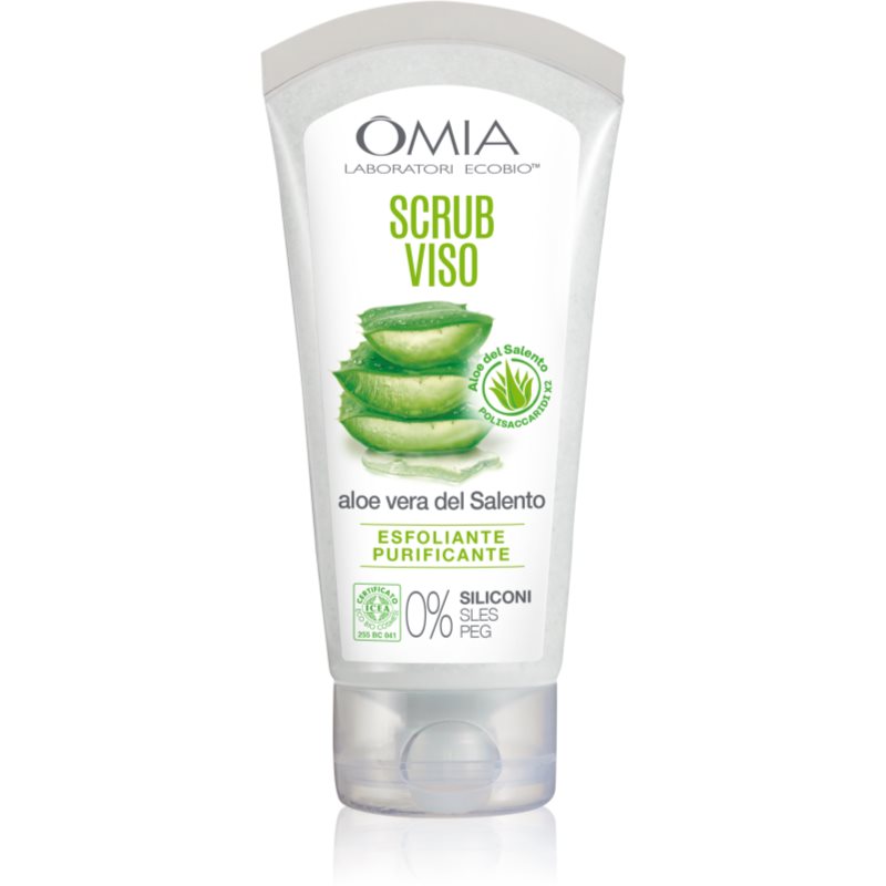 Omia Laboratories Aloe Vera del Salento čisticí pleťový peeling s aloe vera 75 ml - parfo.cz