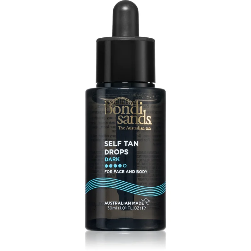 Bondi Sands Self Tan Drops samoopalovací kapky na obličej a tělo Dark 30 ml - parfo.cz