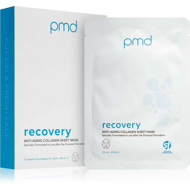 PMD Beauty Recovery Anti Aging kolagenová maska 5 ks 5 ks - parfo.cz