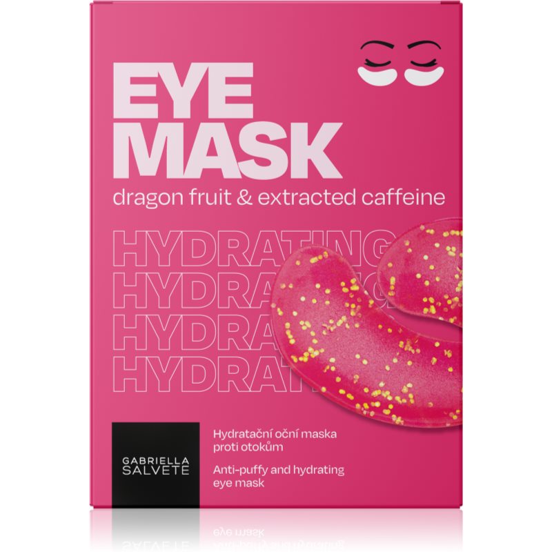 Gabriella Salvete Eye Mask Dragon Fruit & Extracted Caffeine oční maska pro zklidnění 5x2 ks - parfo.cz