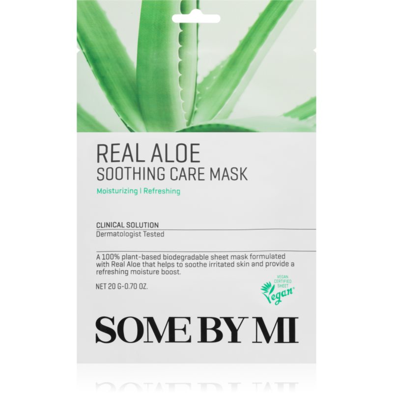 Some By Mi Clinical Solution Aloe Soothing Care Mask zklidňující plátýnková maska 20 g - parfo.cz