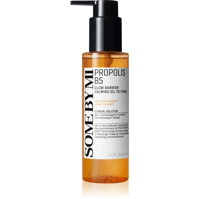 Some By Mi Propolis B5 Glow Barrier zklidňující čisticí olej pro citlivou pleť 120 ml - parfo.cz