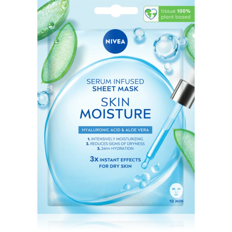 NIVEA Skin Moisture hydratační plátýnková maska 1 ks - parfo.cz