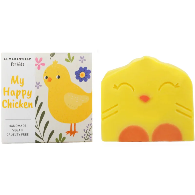 Almara Soap For Kids My Happy Chicken ručně vyráběné mýdlo pro děti 100 g - parfo.cz