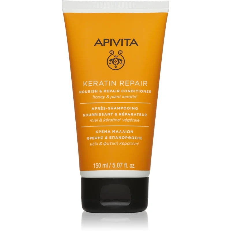 Apivita Keratin Repair Nourish Repair Conditioner obnovující kondicionér s keratinem pro suché a poškozené vlasy 150 ml - parfo.cz