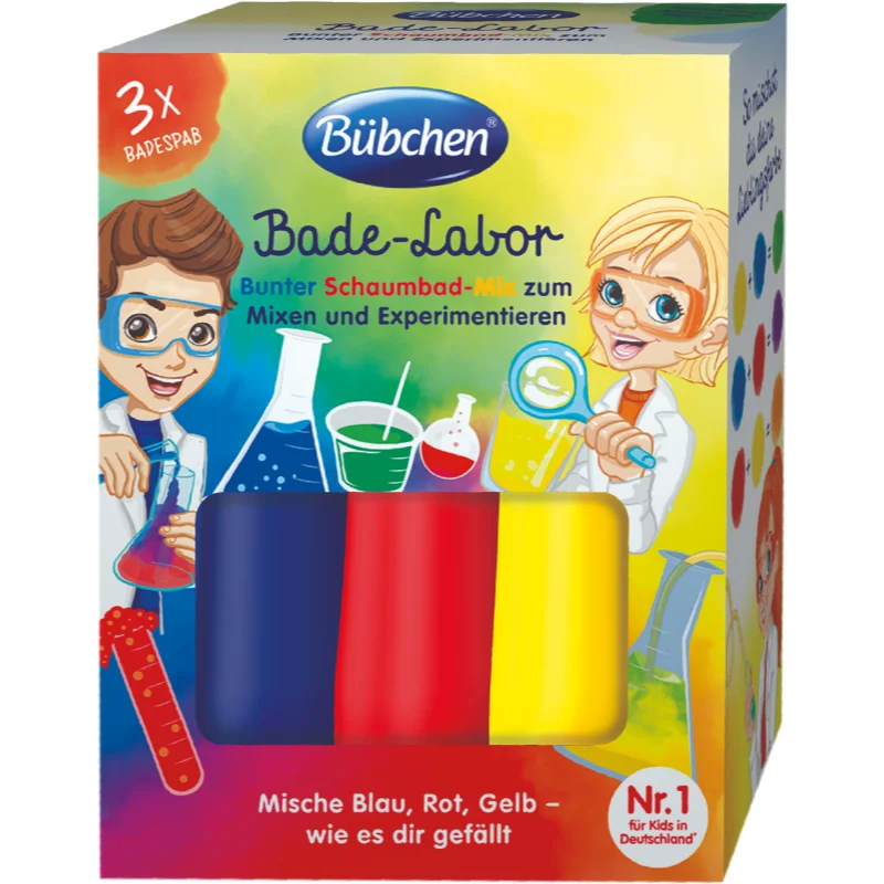 Bübchen Kids Bath Laboratory koupelová laboratoř 3x50 ml - parfo.cz