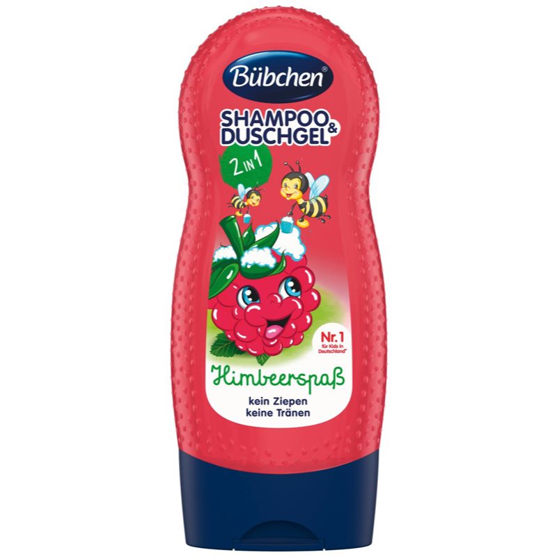 Bübchen Kids Himbeere šampon a sprchový gel 2 v 1 230 ml - parfo.cz