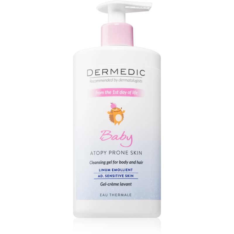 Dermedic Baby Linum Emolient krémový sprchový gel pro děti od narození 500 ml - parfo.cz