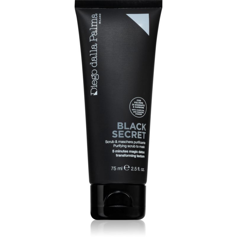 Diego dalla Palma Black Secret Purifying Scrub To Mask detoxikační a čisticí maska 75 ml - parfo.cz