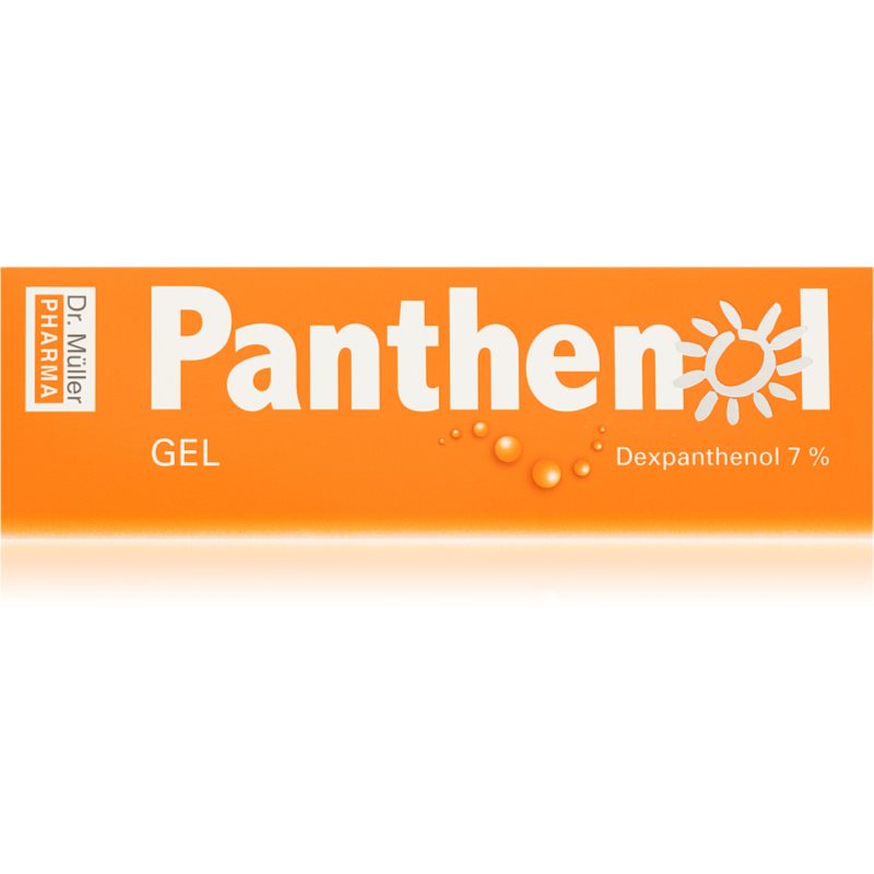 Dr. Müller Panthenol gel 7% zklidňující gel po opalování pro podrážděnou pokožku 100 ml - parfo.cz