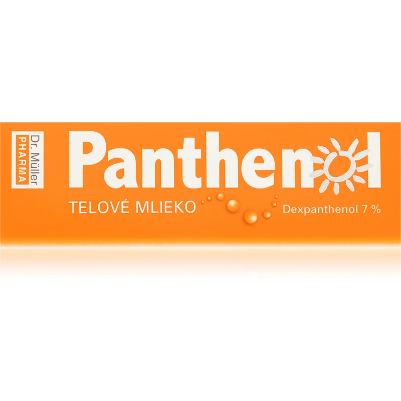 Dr. Müller Panthenol tělové mléko 7% hydratační mléko po opalování 200 ml - parfo.cz