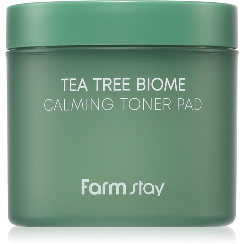 Farmstay Tea Tree Biome tonizační polštářky pro zklidnění pleti 140 ml - parfo.cz