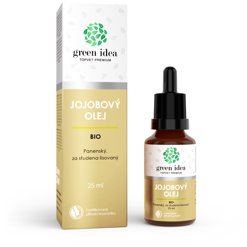 Green Idea Jojobový olej BIO bio jojobový olej lisovaný za studena 25 ml - parfo.cz