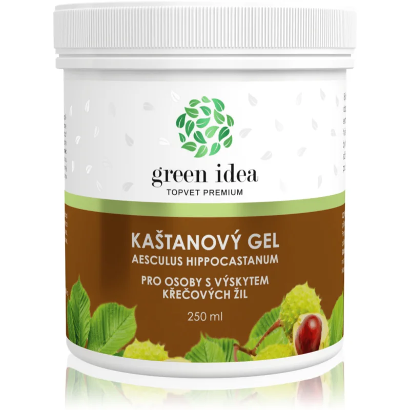 Green Idea Kaštanový gel masážní gel na žíly a cévy 250 ml - parfo.cz