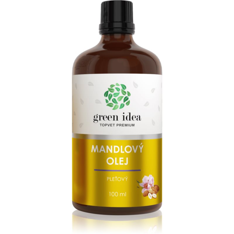 Green Idea Mandlový olej pleťový olej lisovaný za studena 100 ml - parfo.cz