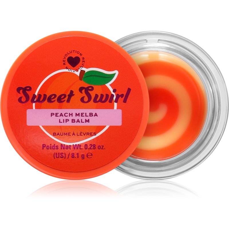 I Heart Revolution Sweet Swirl Lip Mask hydratační maska na rty odstín Peach Melba 8.1 g - parfo.cz