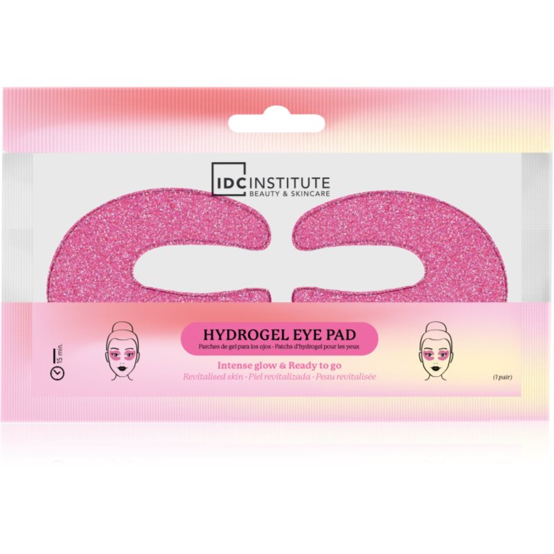 IDC Institute C Shaped Glitter Eye Pink maska na oční okolí 1 ks - parfo.cz