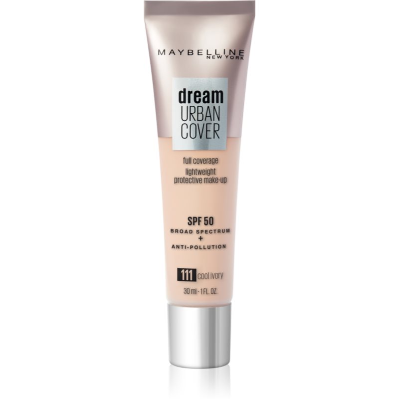 MAYBELLINE NEW YORK Dream Urban Cover vysoce krycí make-up odstín 111 Cool Ivory 30 ml - parfo.cz