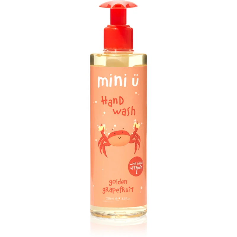 Mini-U Hand Wash přírodní tekuté mýdlo na ruce pro děti Golden Grapefruit 250 ml - parfo.cz