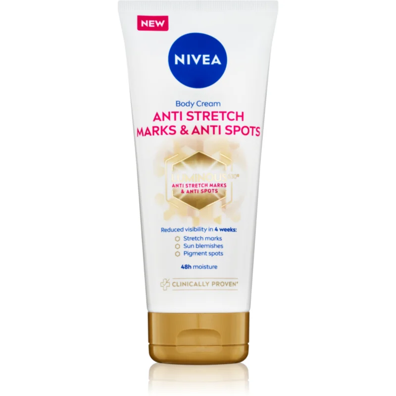 NIVEA Luminous 630 výživný tělový krém proti striím 200 ml - parfo.cz