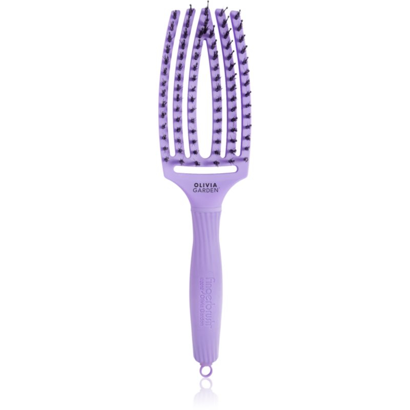 Olivia Garden Fingerbrush Bloom plochý kartáč Lavender 1 ks - parfo.cz