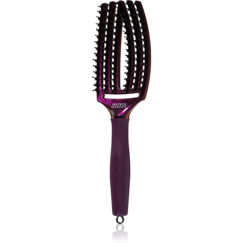 Olivia Garden Fingerbrush Midnight Desert plochý kartáč odstín Amethyst 27 cm - parfo.cz