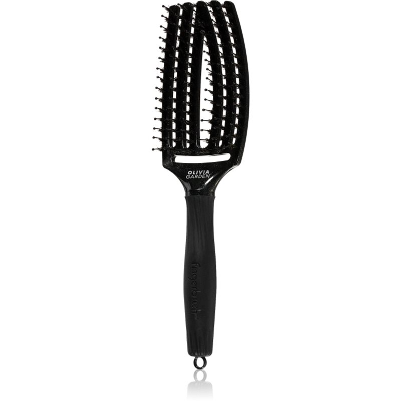 Olivia Garden Fingerbrush Midnight Desert plochý kartáč odstín Onyx 27 cm - parfo.cz