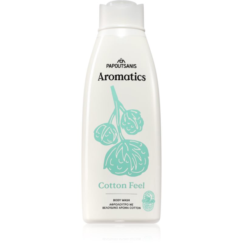 PAPOUTSANIS Aromatics Cotton Feel jemný sprchový gel 650 ml - parfo.cz