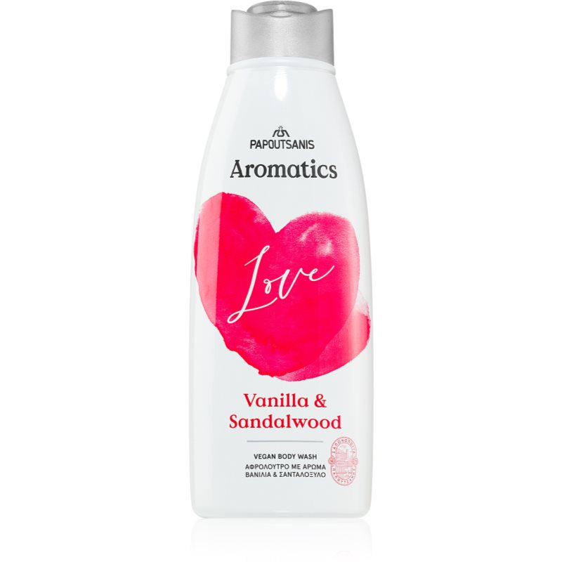 PAPOUTSANIS Aromatics Love osvěžující sprchový gel 600 ml - parfo.cz