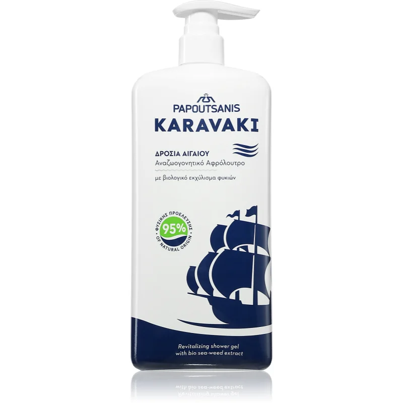 PAPOUTSANIS Karavaki Revitalizing Shower Gel sprchový gel 750 ml - parfo.cz