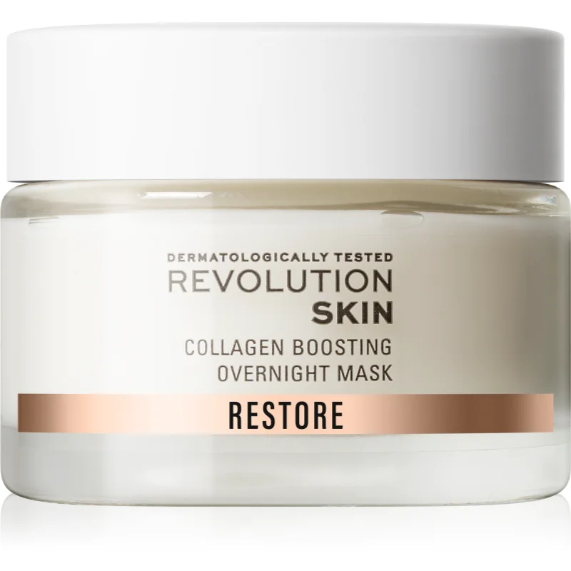 Revolution Skincare Restore Collagen Boosting obnovující noční krémová maska pro podporu tvorby kolagenu 50 ml - parfo.cz