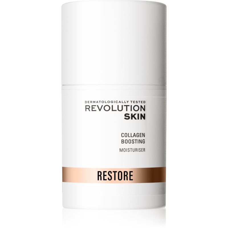 Revolution Skincare Restore Collagen Boosting revitalizační hydratační pleťový krém pro podporu tvorby kolagenu 50 ml - parfo.cz