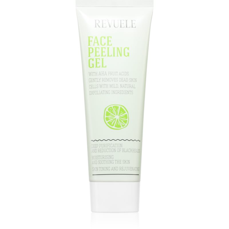 Revuele Face Peeling Gel AHA Fruit Acids čisticí pleťový peeling proti černým tečkám 80 ml - parfo.cz