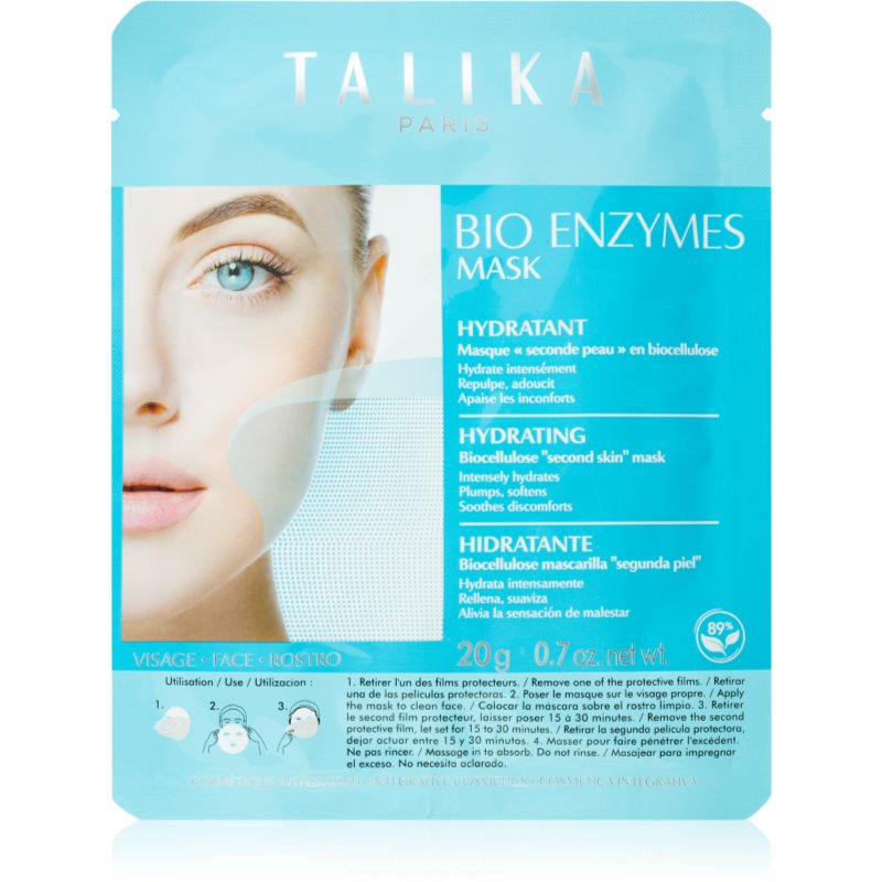 Talika Bio Enzymes Mask Hydrating hydratační plátýnková maska 20 g - parfo.cz