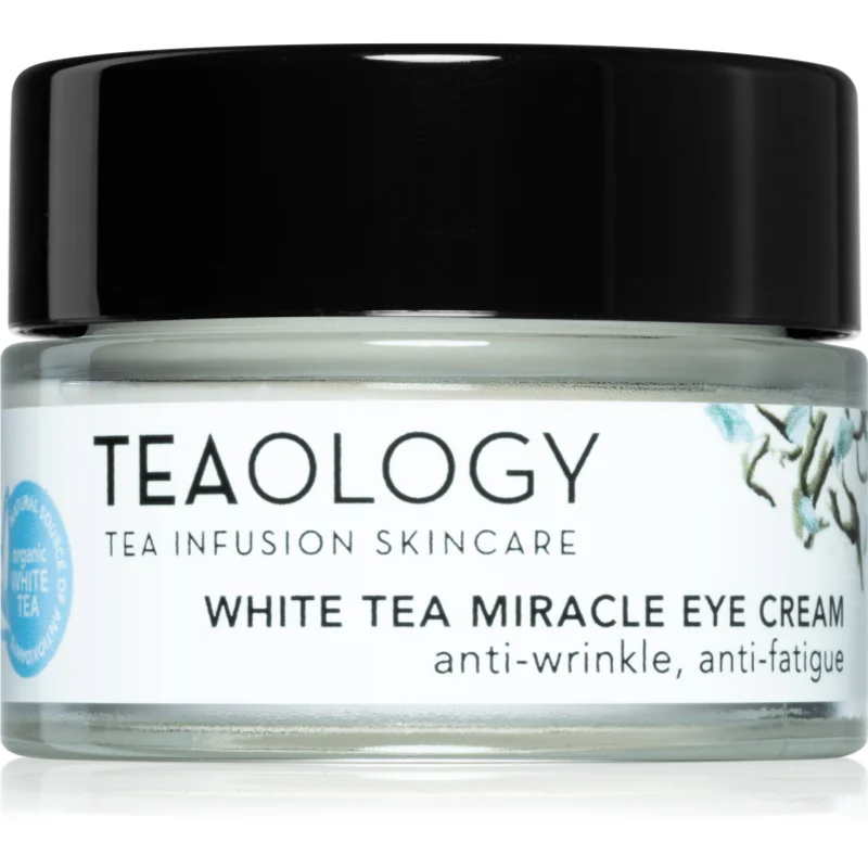 Teaology Anti-Age White Tea Miracle Eye Cream oční krém pro korekci tmavých kruhů a vrásek 15 ml - parfo.cz