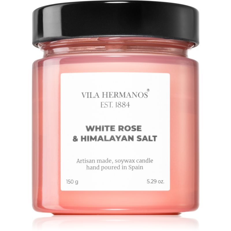 Vila Hermanos Apothecary Rose White Rose & Himalayan Salt vonná svíčka 150 g - parfo.cz