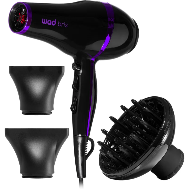 Wad Bris Hair Dryer fén na vlasy Black/Purple 1 ks - parfo.cz